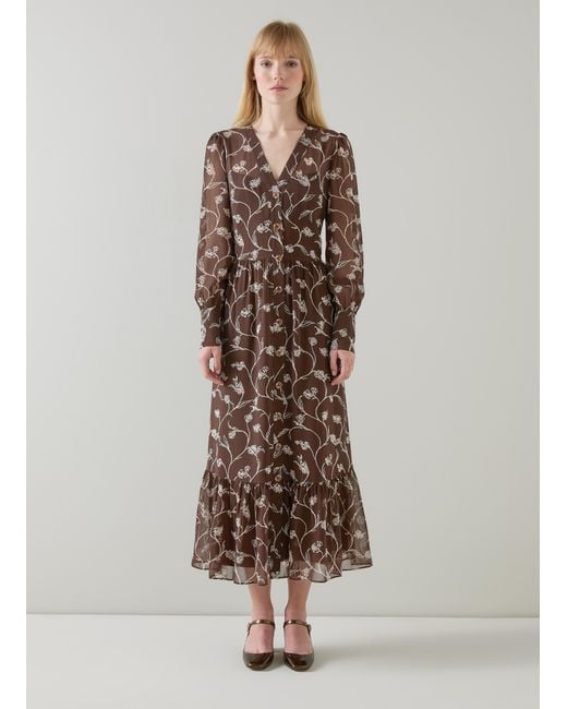 L.K.Bennett Brown Lucian Dresses