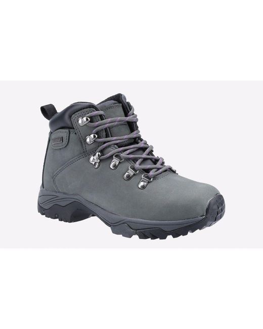 Cotswold Gray Burford Hiking Boots