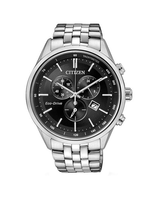Citizen Herren Silberne Uhr At2141-87E in Metallic für Herren