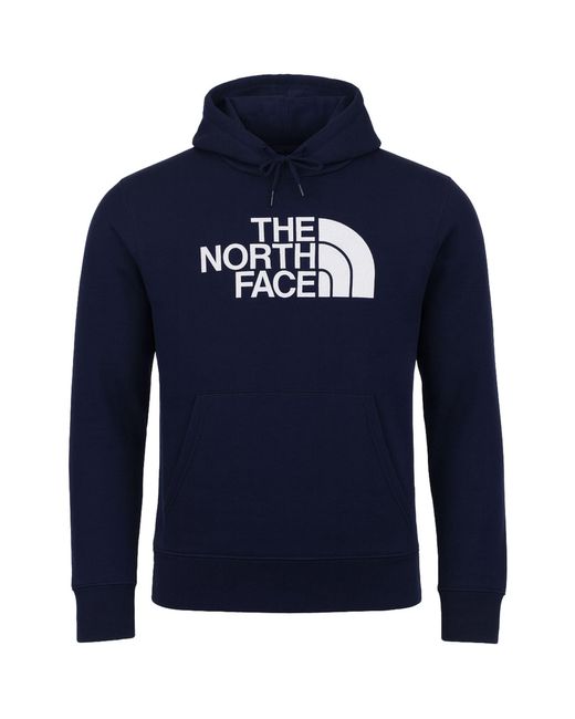 The North Face Blue Drew Peak Hoodie Cotton for men