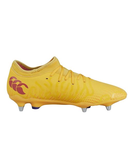 Canterbury Yellow Speed Infinite Team 2025 Soft Ground Rugby Boots for men