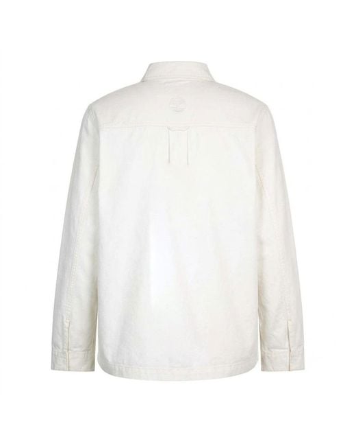 Timberland White Canvas Field Jacket (Vintage) for men