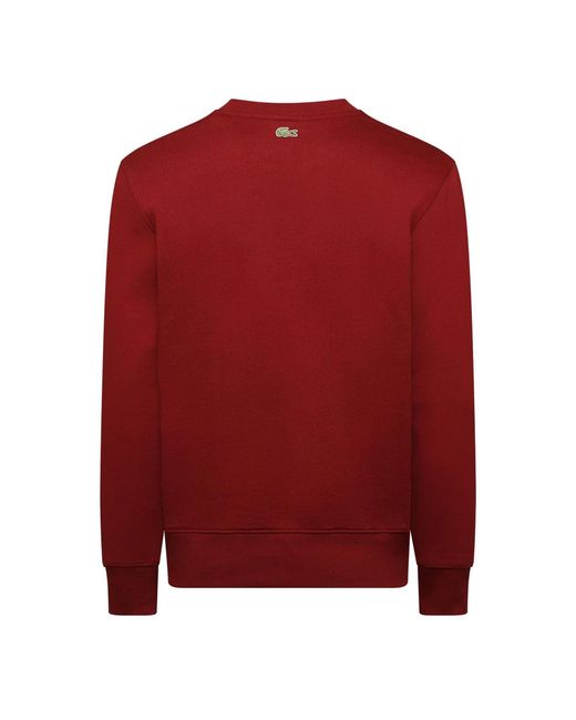 Lacoste Red Sweatshirt for men