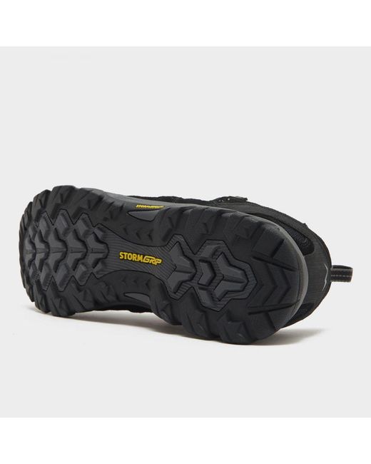 Peter Storm Black Arnside Ii Waterproof Walking & Hiking Shoes With High Traction Sole for men