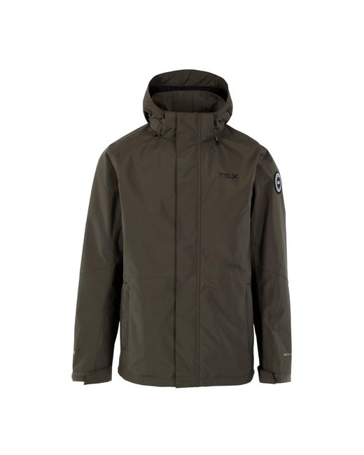 DLX Green Dlx Cyril Waterproof Jacket (Dark Vine) for men