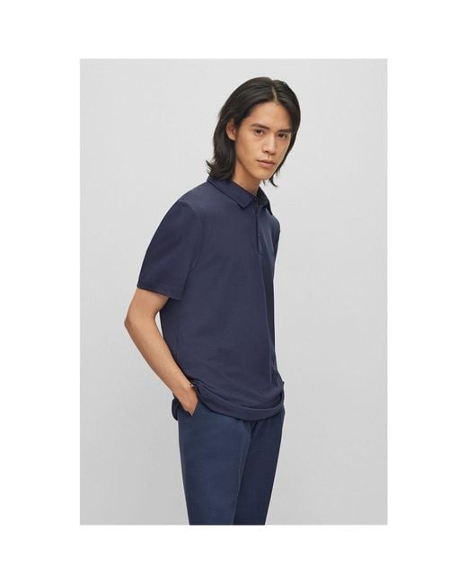 Boss Blue 30 Polo Shirt for men
