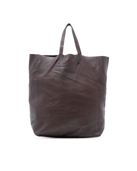 Céline Brown Pre-Owned Leather Vertical Cabas Tote