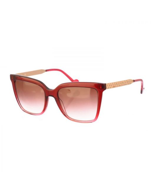 Liu Jo Pink Square Shaped Acetate Sunglasses Lj753S