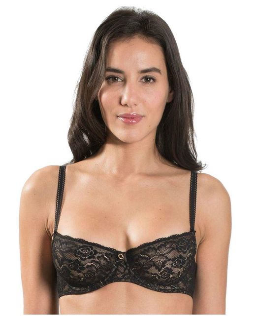 Aubade Black Rosessence Half Cup Bra