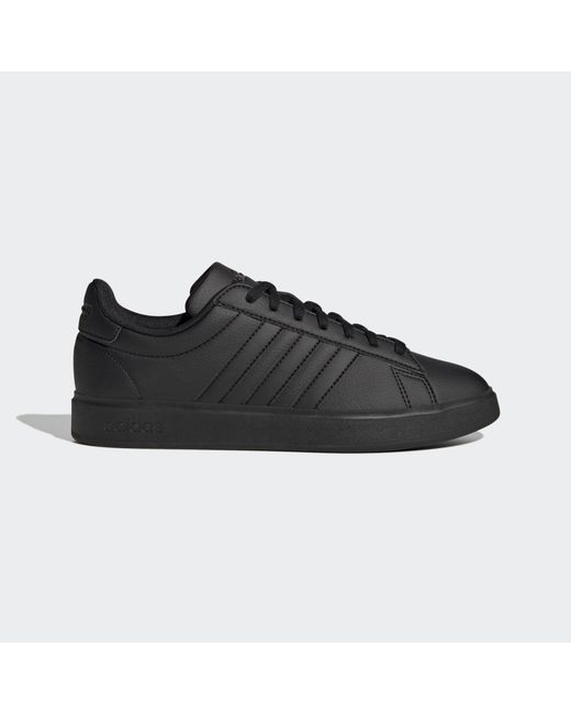 Adidas Black Grand Court Base 2.0 Shoes