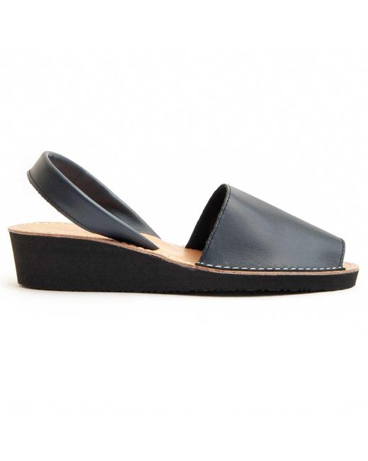 Purapiel Black Högklackad Sandal Ibisc24 Blå