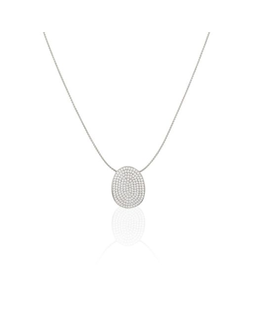 Orphelia Metallic 925 Sterling Chain With Pendant