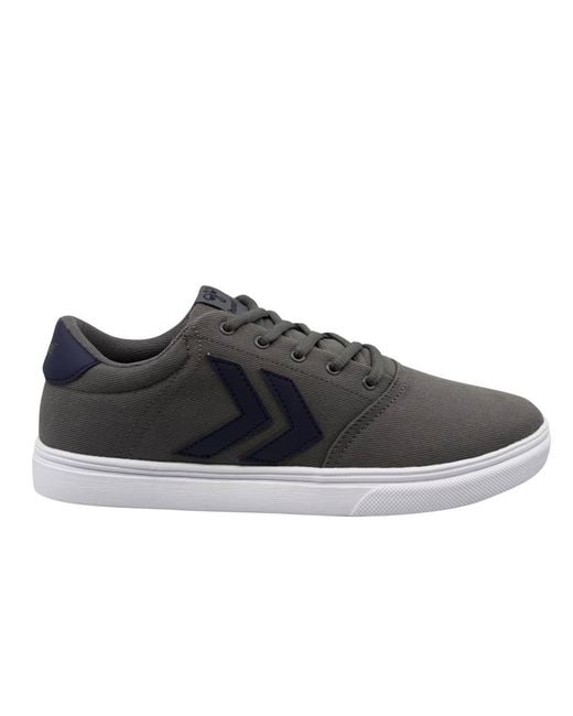 Hummel Black Essen Trainers Canvas for men
