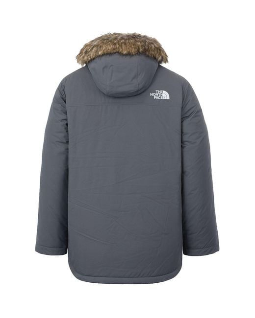 The North Face Gray Mcmurdo Parka Jacket Nylon for men