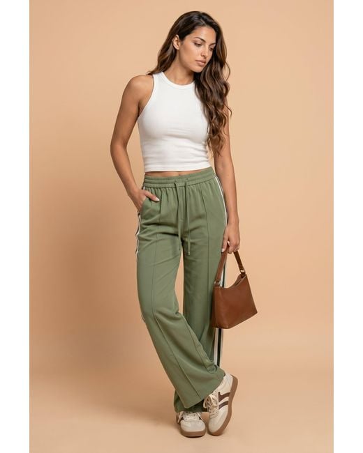 Urban Bliss Green Taped Trouser