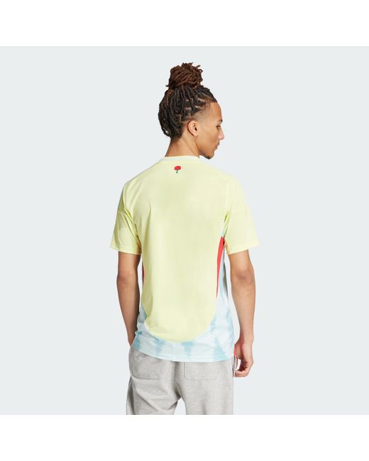 Adidas Originals Green Spain 24 Away Jersey for men