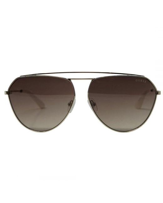Guess Brown Gu7783 32F Sunglasses Metal (Archived)