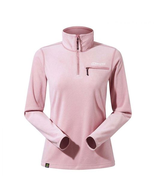 Berghaus Pink Womenss Prism 2.0 Half-Zip Micro Fleece