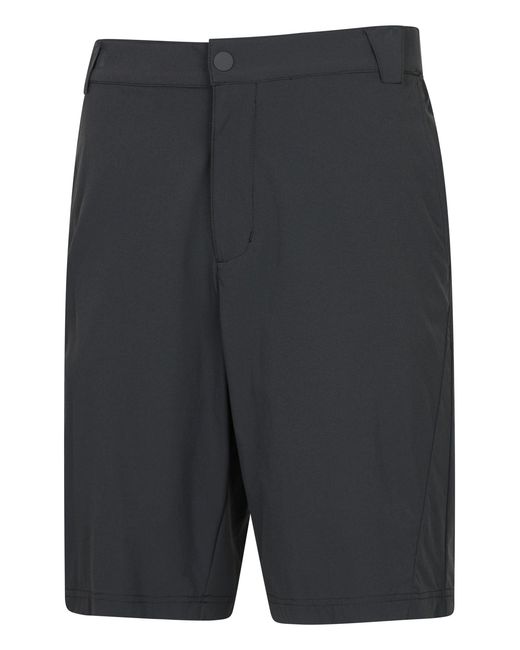 Mountain Warehouse Gray 'Wander' Packaway Shorts Quick Drying Uv50 Protection Travel Short Pants Polyamide for men