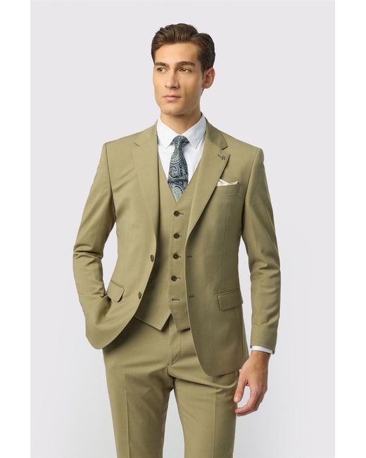 Ted Baker Green Single Breasted Long Sleeve Two Button Slim Fit Suit Jacket for men