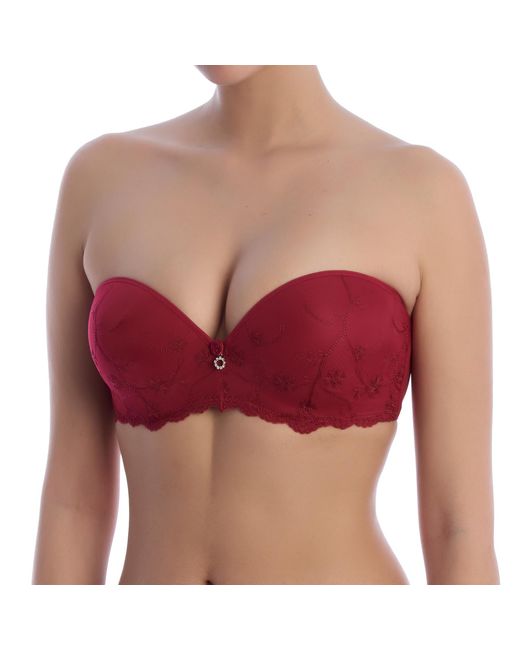 Selene Red Grace Strapless Bridal Bra
