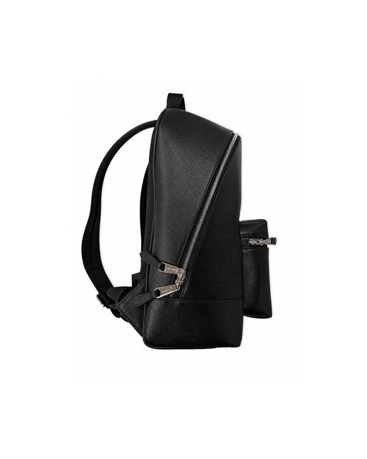 Burberry Black Jeff Leather Backpack for men