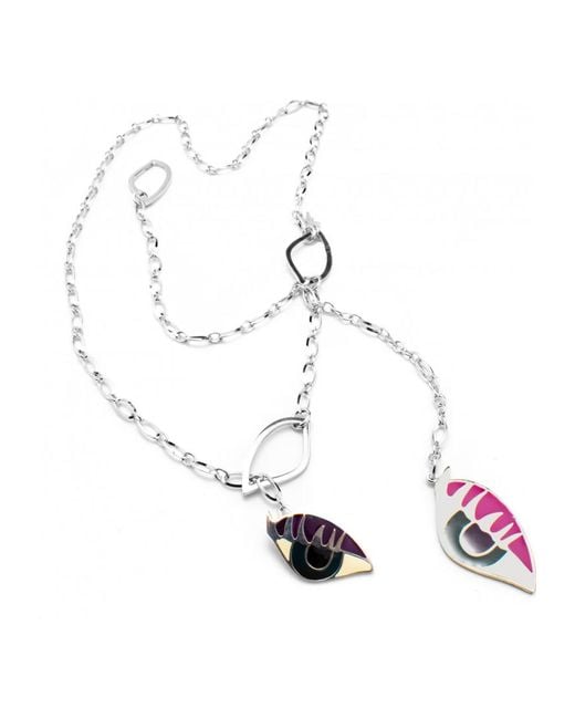 Folli Follie White 3N0F015Epx Ladies Necklace Sterling