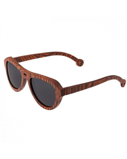 Spectrum Brown Stroud Wood Polarized Sunglasses