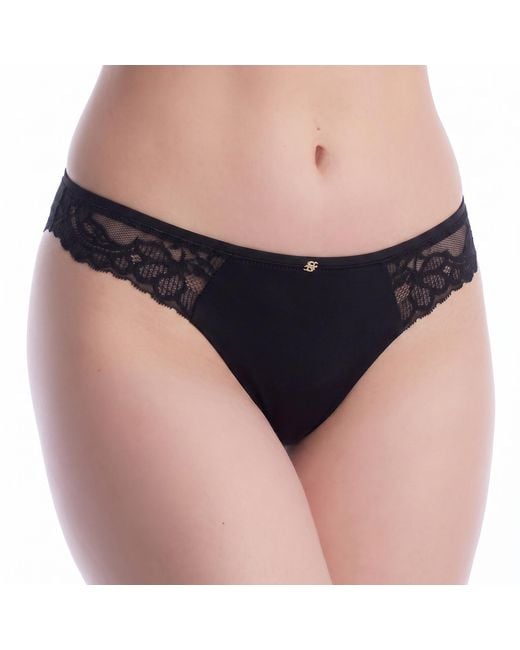 Boss Black Lace Thong 50556195
