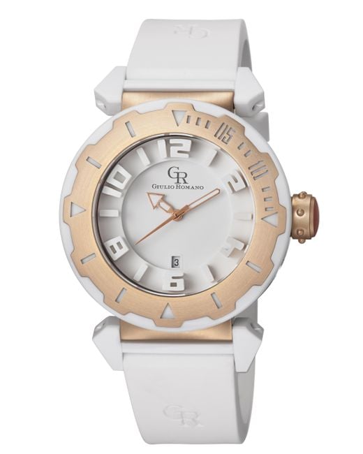 Giulio Romano Gray Ferrara Watch Rubber for men