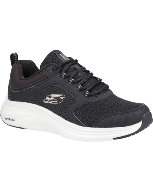 Skechers Black Vapor Foam 150023-Bkpk Lace Up Shoes