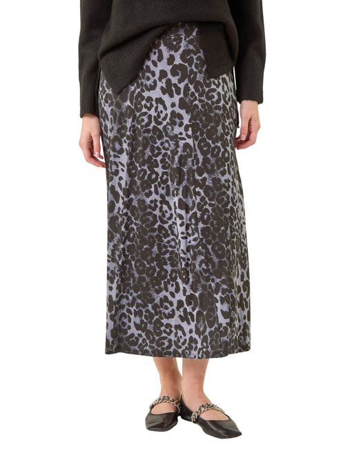 Roman Black Stretch Midi Skirt