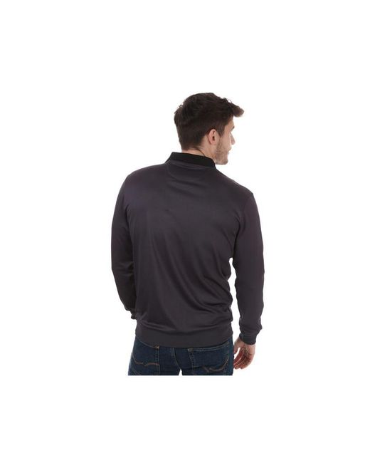 Lyle & Scott Black And Ventech Golf Sweatshirt for men