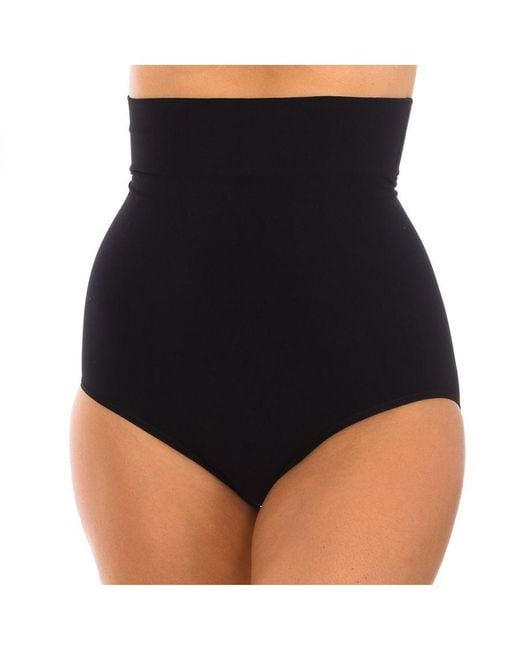 Intimidea Plus Class High Waist Shaper Panty in Black Lyst UK