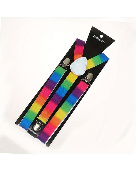 SVNX Blue Vertical Stripe Braces for men