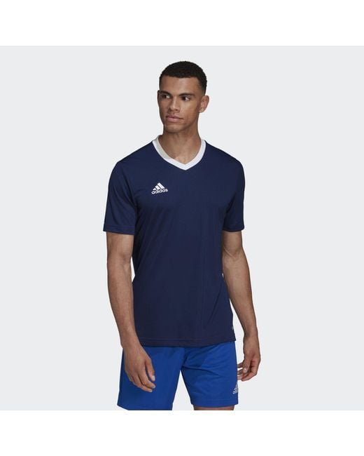 Adidas Originals Blue Entrada 22 Jersey for men