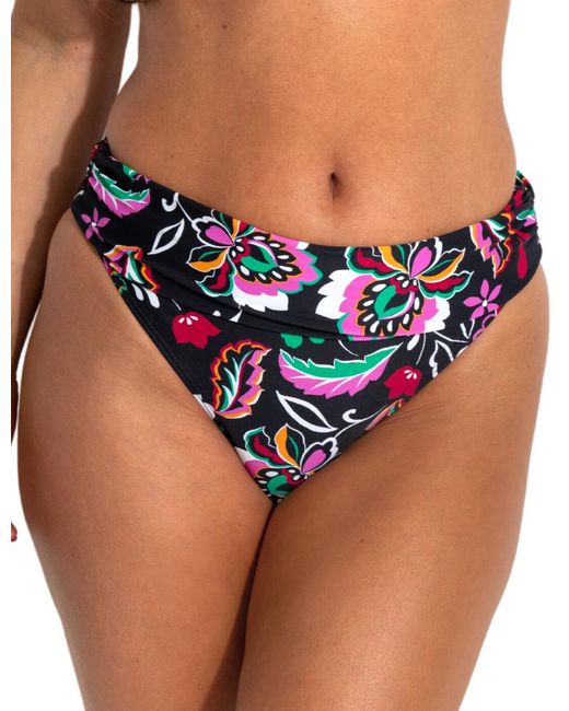 Pour Moi Blue Sunshine Foldover Bikini Brief