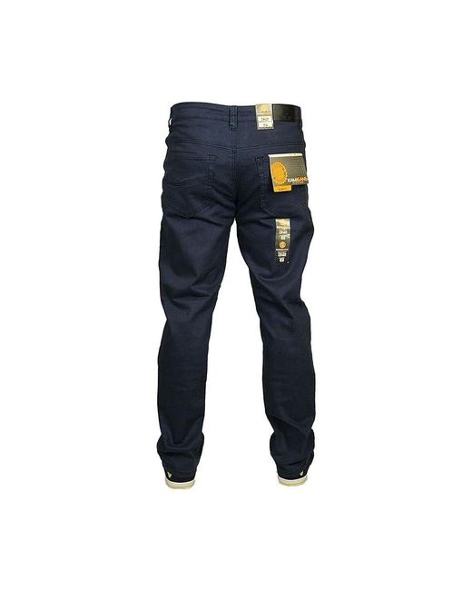 KAM Jeanswear Blue Kam Big King Size Stretch Chinos Jeans for men