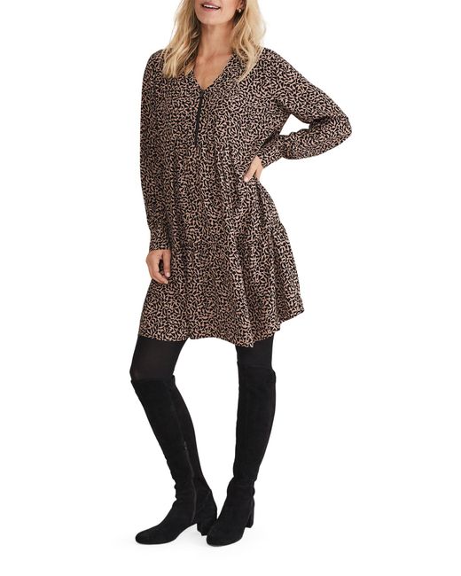 Phase Eight Natural Penele Zip Dress
