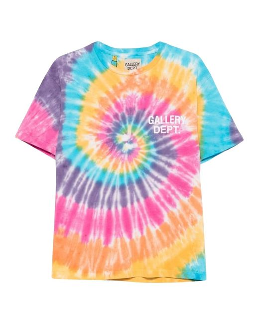 GALLERY DEPT. Purple Souvenir Tee Sherbert Tie Dye Top for men