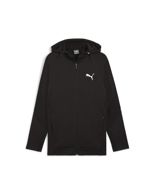 PUMA Black Evotripe Full Zip Weathirt for men