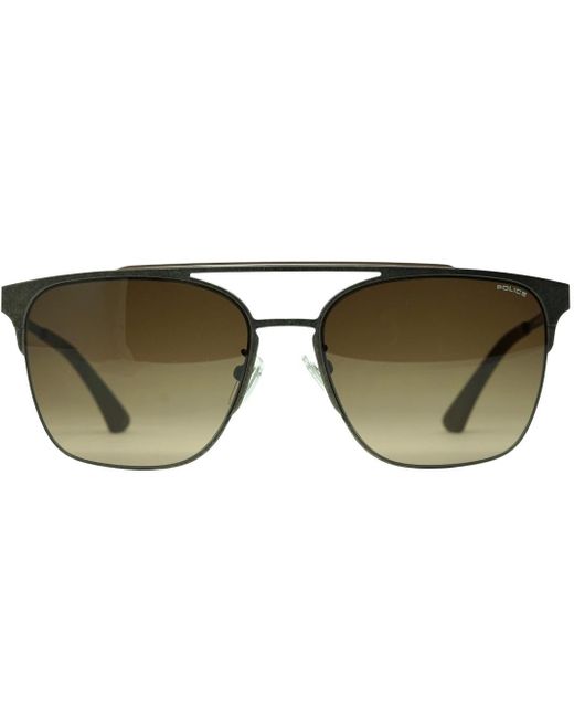 Police Brown Spl347M 05Af Sunglasses Metal for men