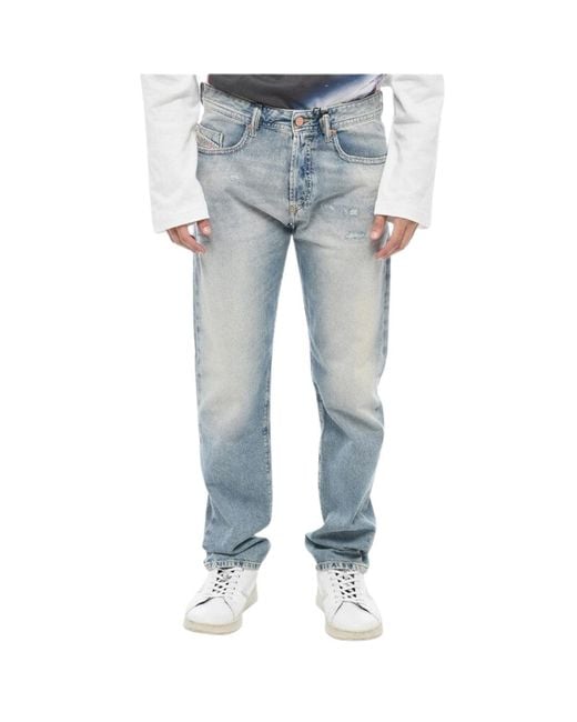 DIESEL Blue Larkee-X Light Jeans Cotton for men