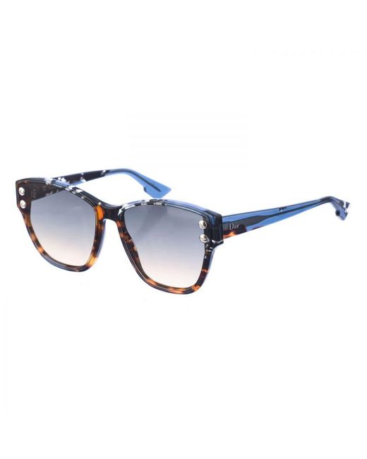Dior Blue Addict3 Butterfly-Shaped Acetate Sunglasses for men