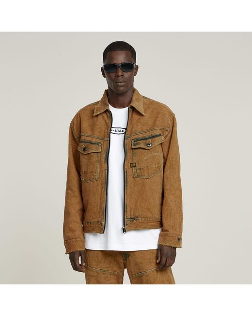 G-Star Natural Dakota Zip Jacket for men