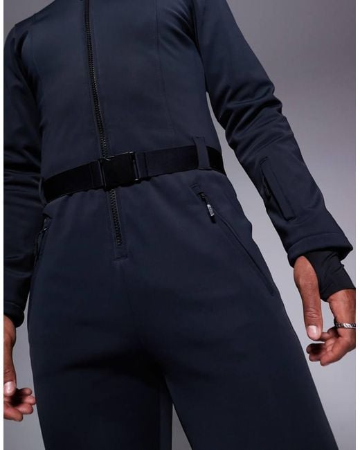 4505 Blue Ski Icon Water Repellent Insulated Ski Suit With Skinny Leg for men