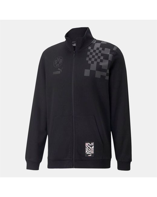 PUMA Blue Dortmund Fc Ftblculture Track Jacket for men