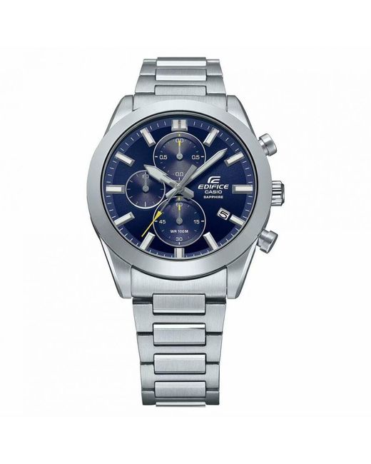 G-Shock Gray Edifice Watch Efb-710D-2Avuef Stainless Steel for men