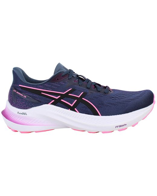 Asics Blue Gt-2000 12 Dark Running Shoes