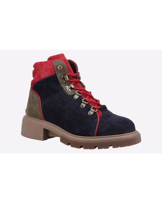 Hush Puppies Blue Rita Hiker Boots